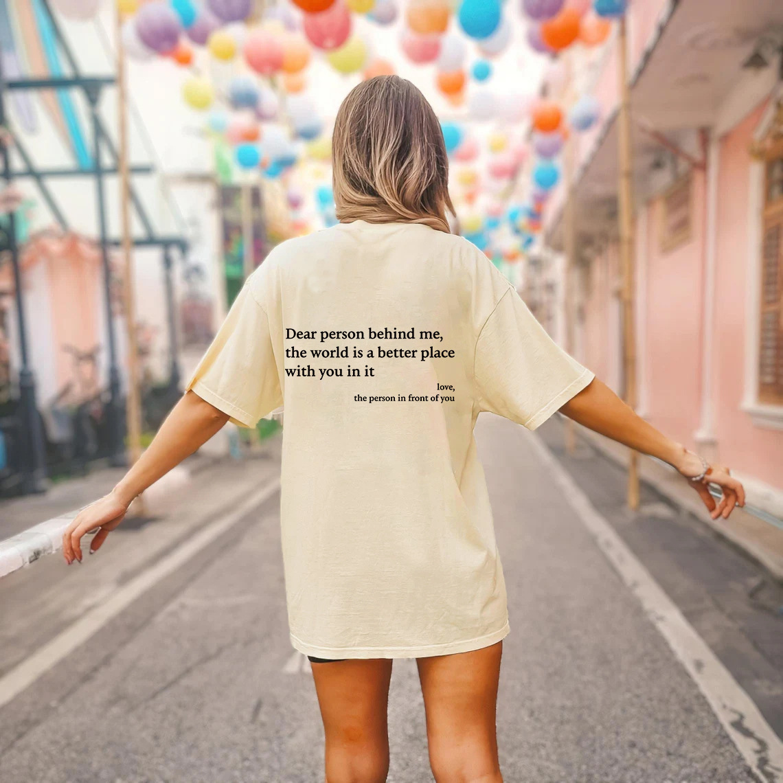 New Fashion Womens Letter T-Shirt Round Neck Short Sleeve Slogan Tee Top - Image 4